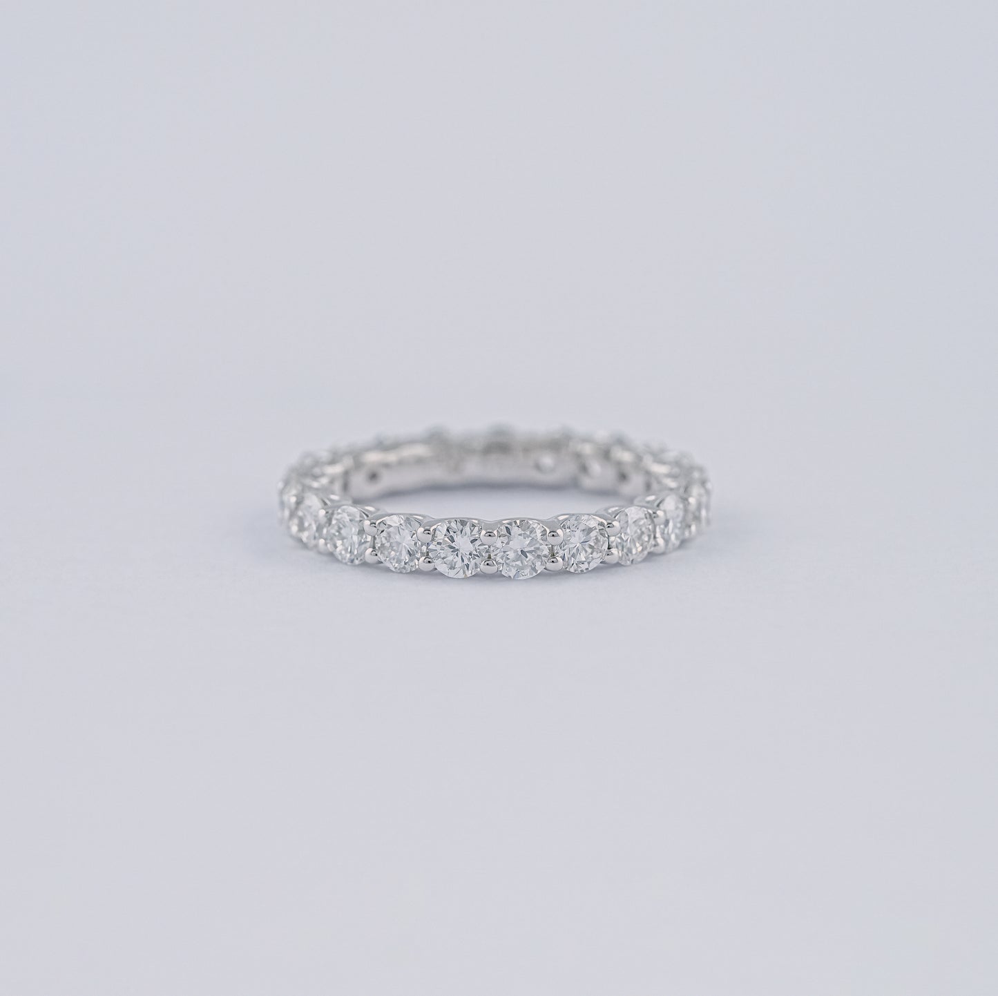 Brilliant Round Cut Eternity Wedding Band