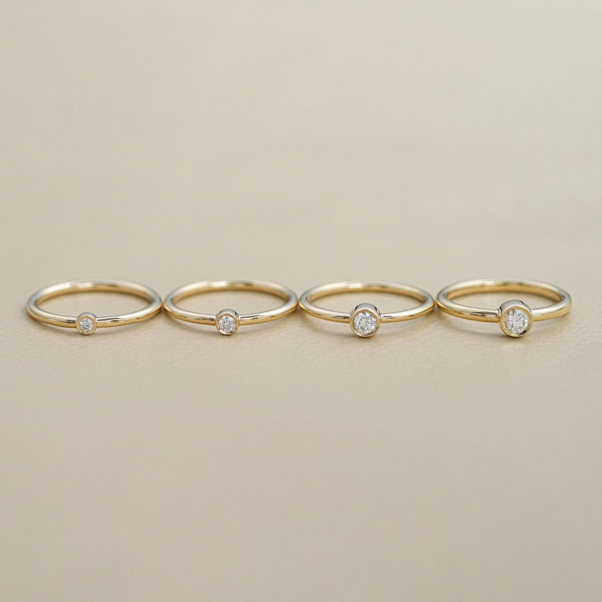 Lab Grown Round Diamond Solitaire Ring