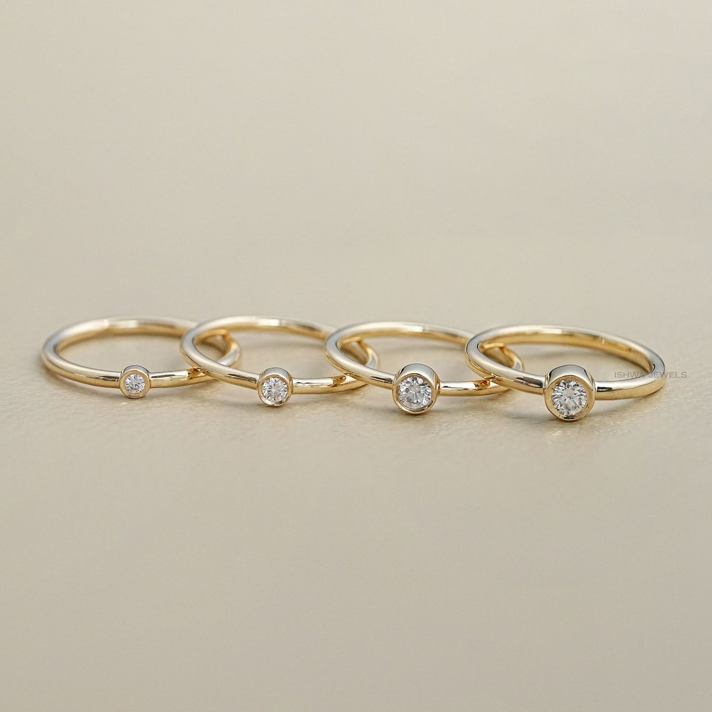 Lab Grown Round Diamond Solitaire Ring