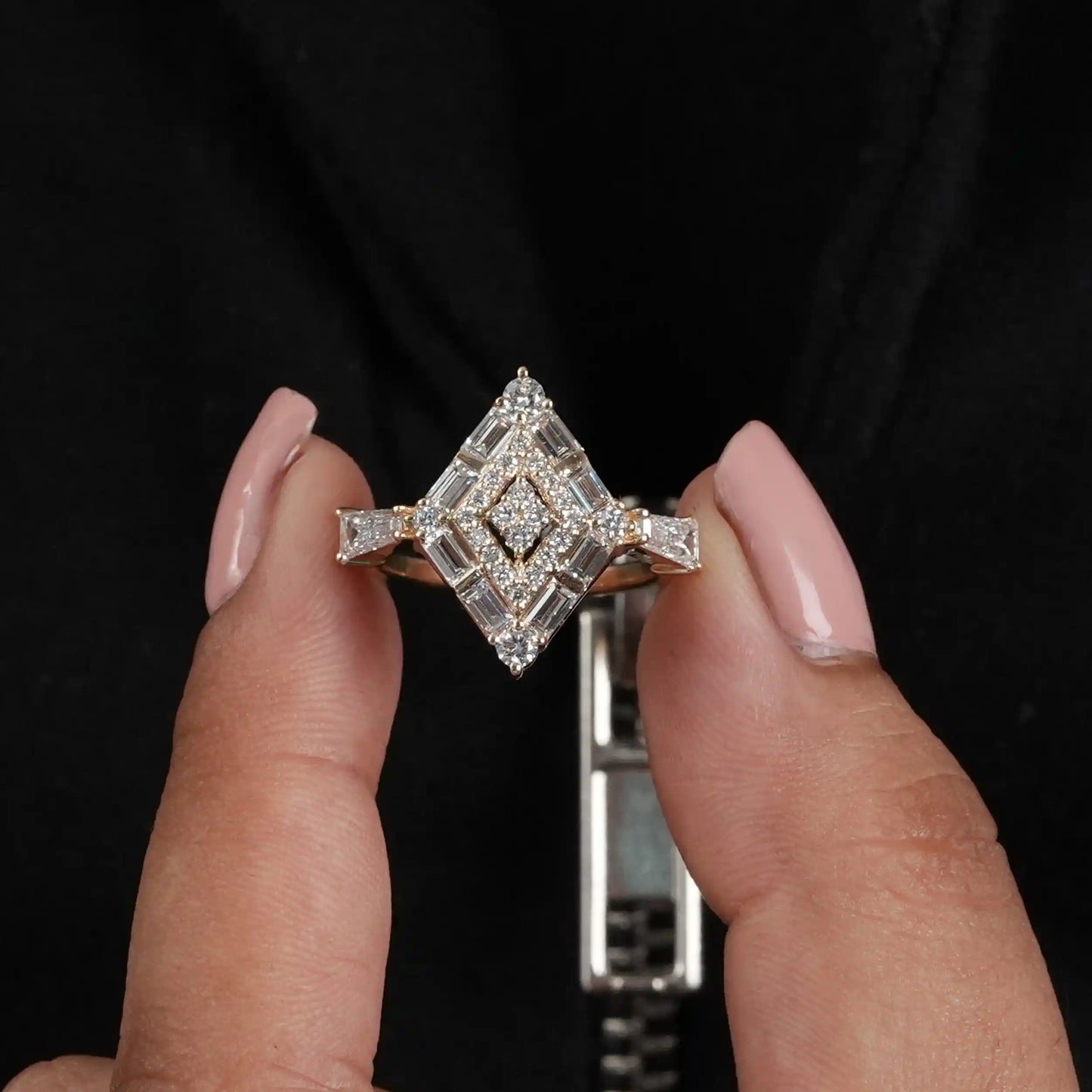 Multi Shape Lab Grown Diamond Bridal Ring