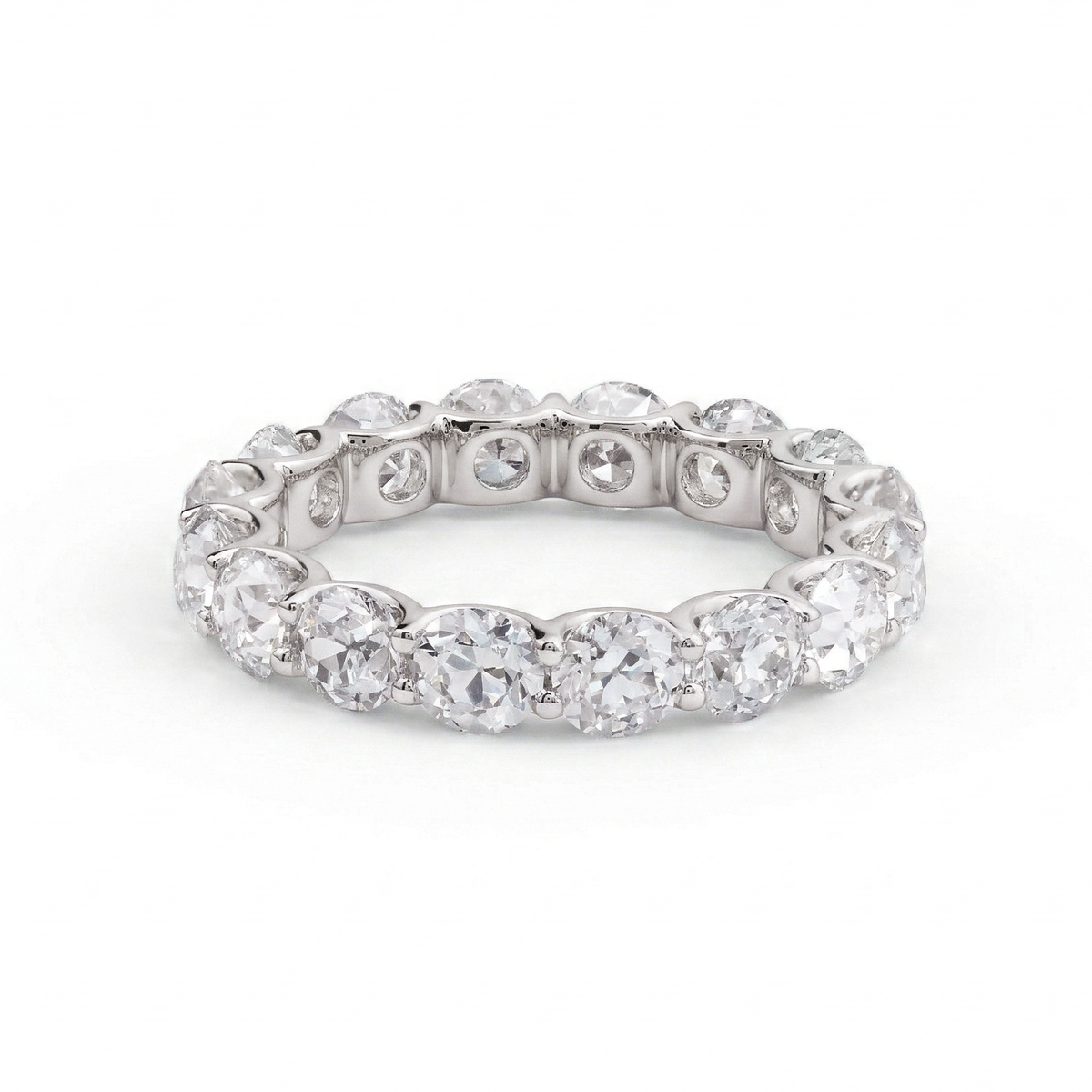 3.90 MM Round Diamond Wedding Band