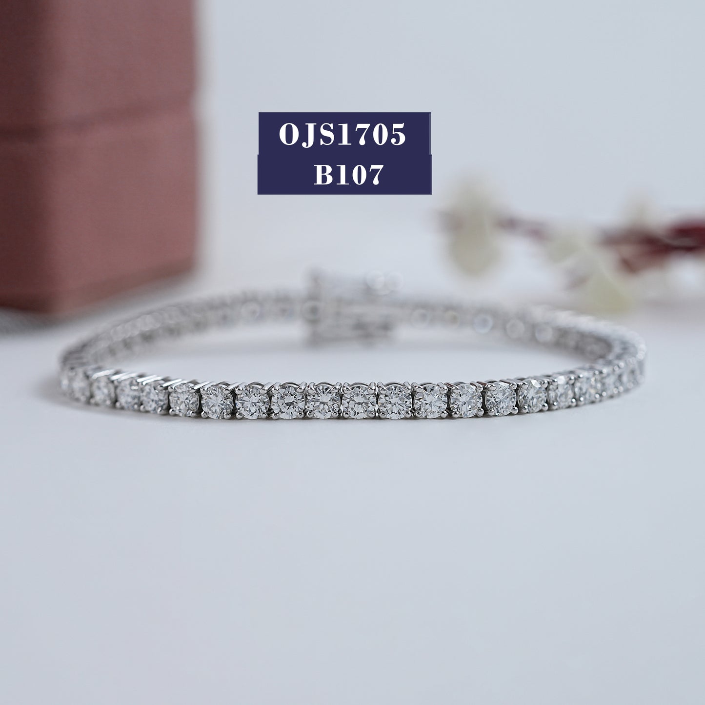 3.50MM Round Diamond Tennis Bracelet