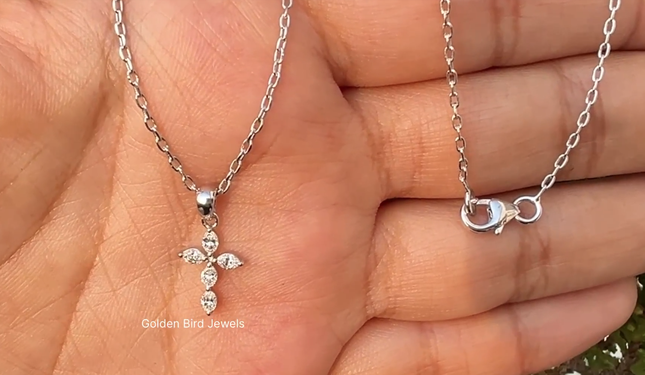 Marquise Cut Lab Grown Pendant