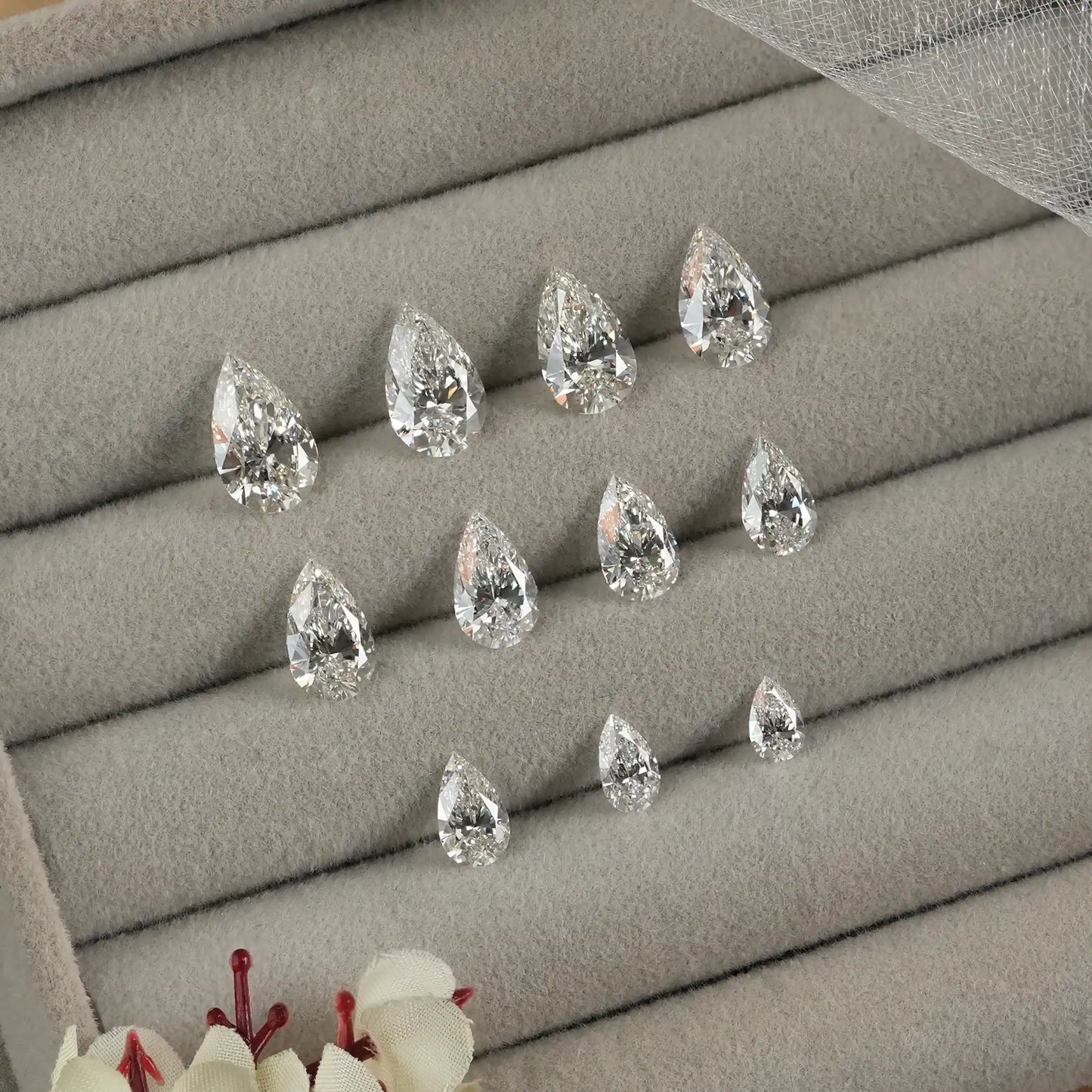 IGI Certified Pear Cut Lab Grown Diamond