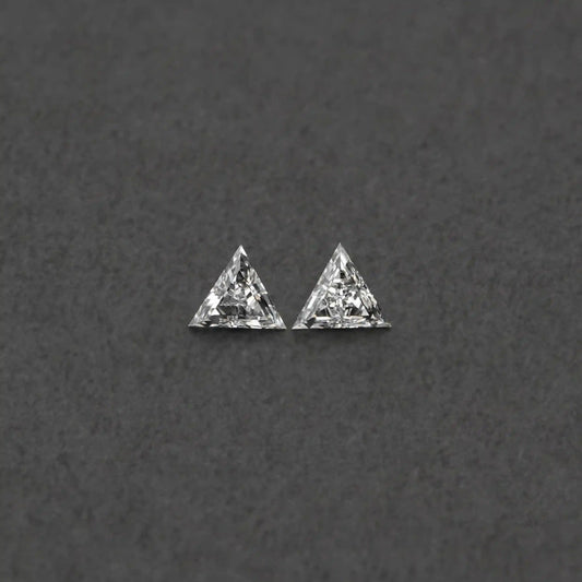 0.54 TCW Triangle Cut Lab Grown Diamond