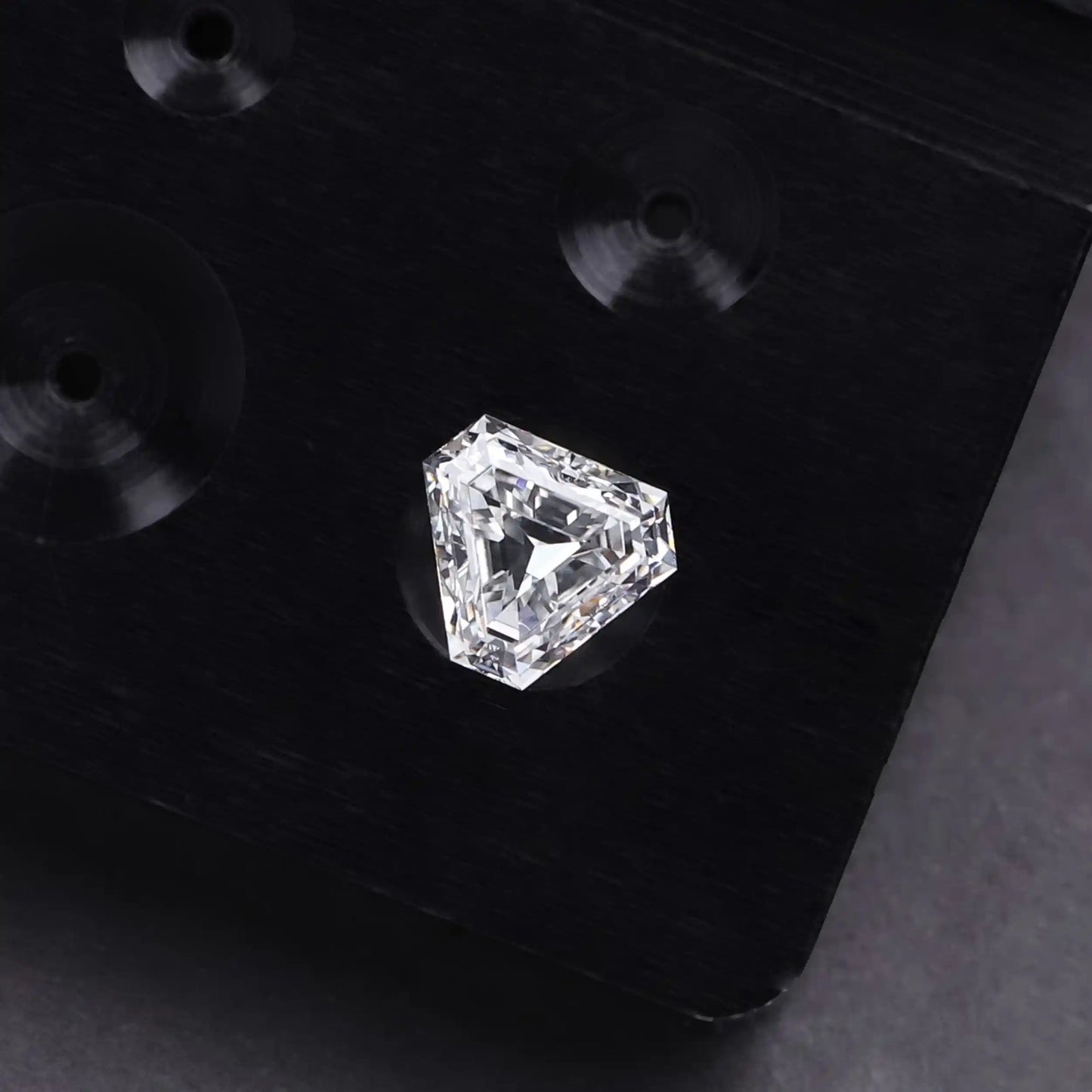 0.55 Carat Shield Cut Lab Grown  Diamond