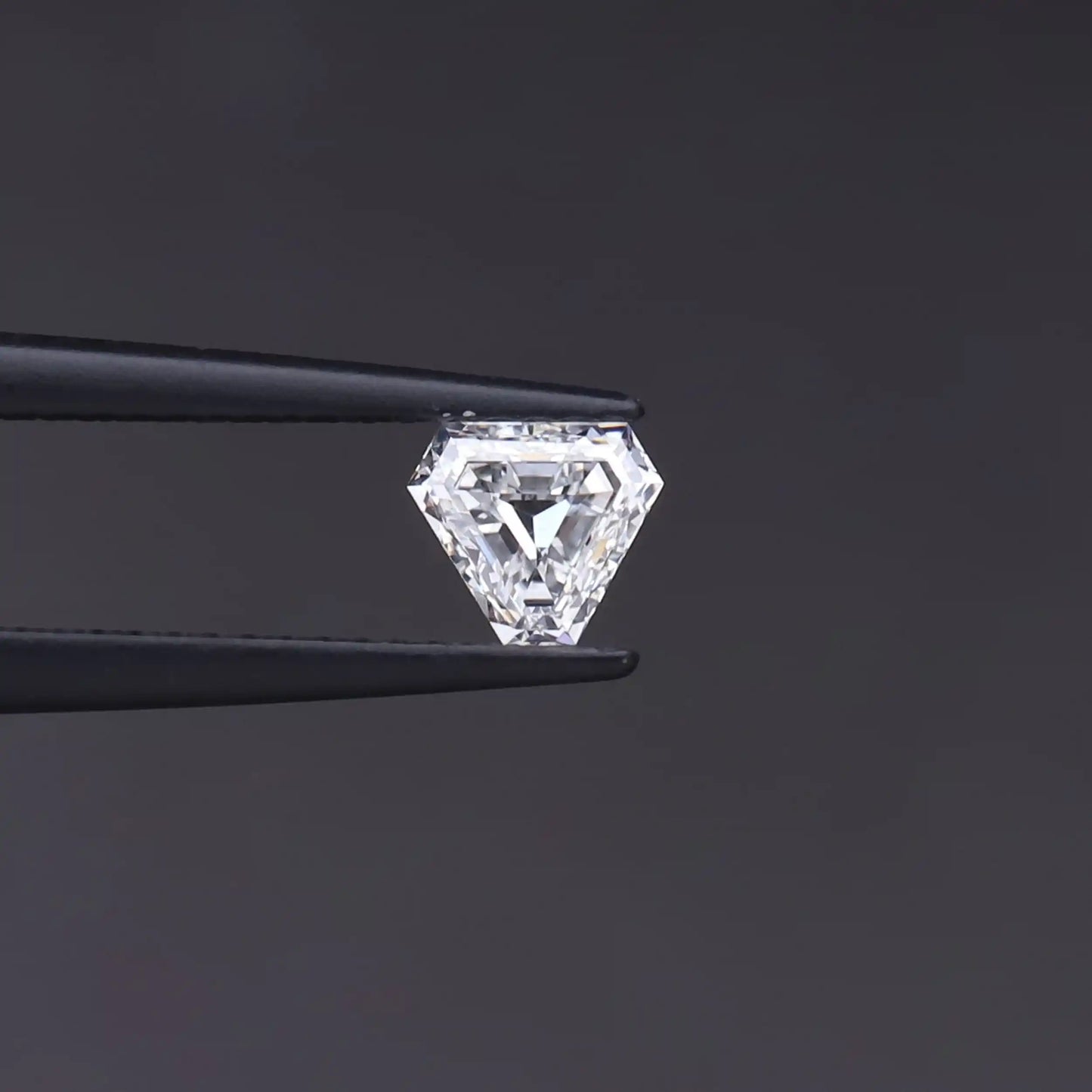 0.55 Carat Shield Cut Lab Grown  Diamond
