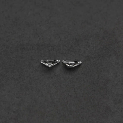0.57 TCW Step Cut Half Moon Lab Grown Diamond