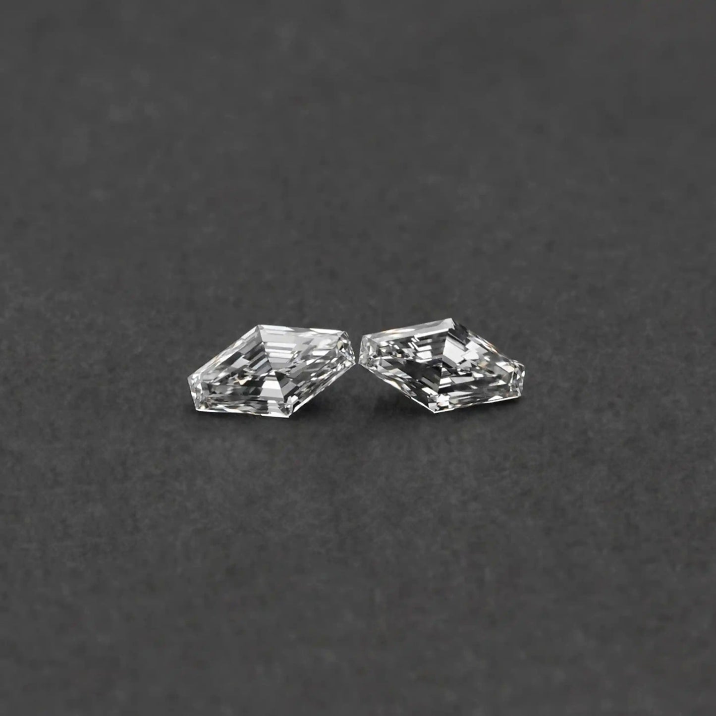 0.59 TCW Elongated Lozenge Cut  Lab Grown Diamond