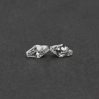 0.59 TCW Elongated Lozenge Cut  Lab Grown Diamond