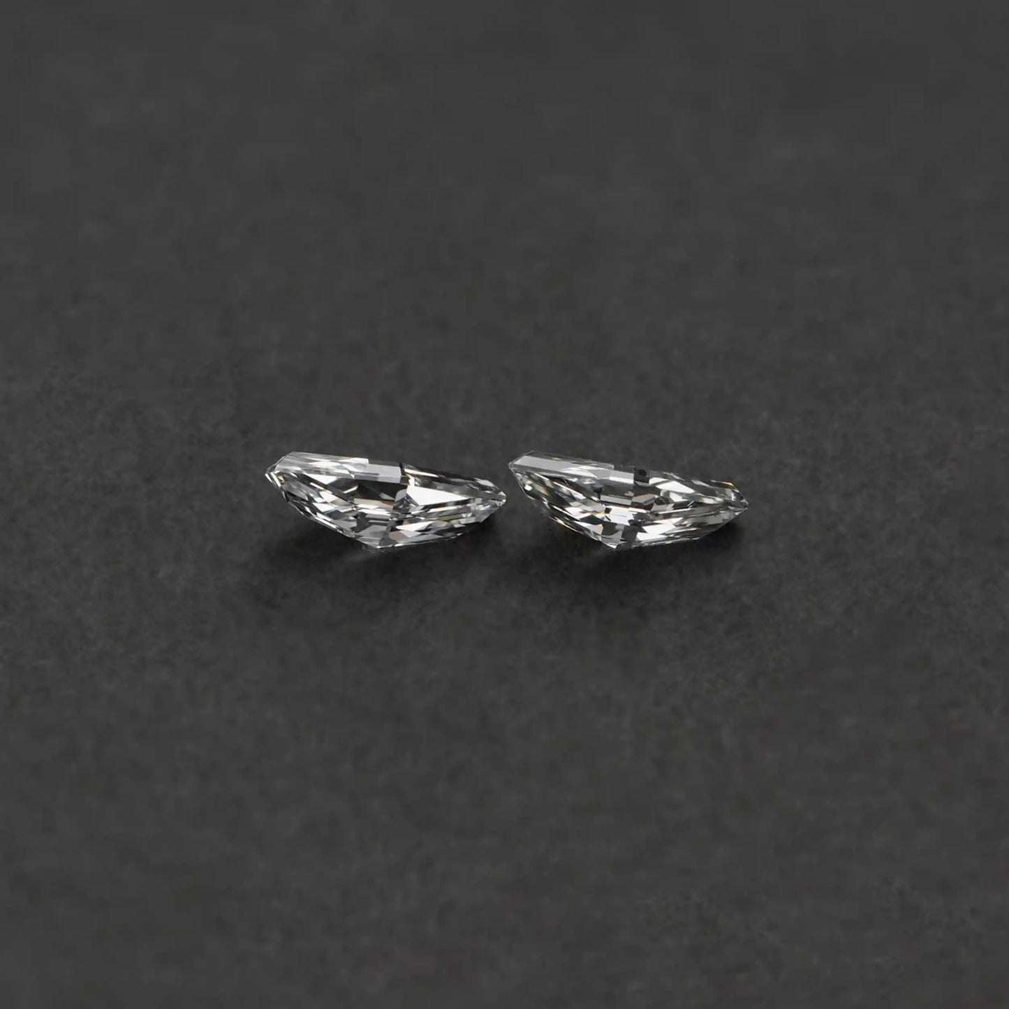 0.59 TCW Elongated Lozenge Cut  Lab Grown Diamond