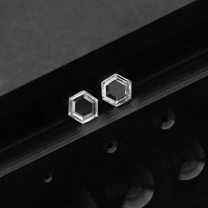 0.70 TCW Rose Cut Hexagon Lab Grown Diamond
