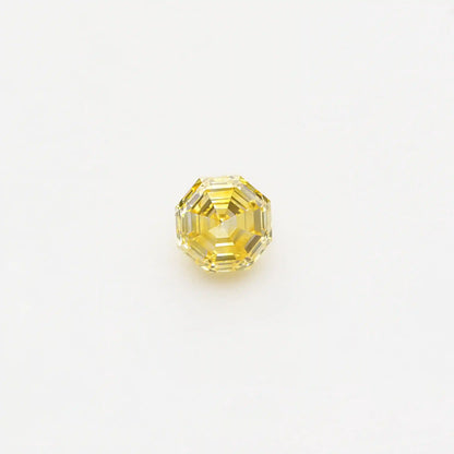 1.25 Carat Yellow Hexagon Cut Lab Grown Diamond