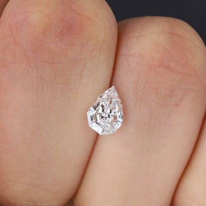 1.51 Carat Step  Cut Pear Lab Grown Diamond
