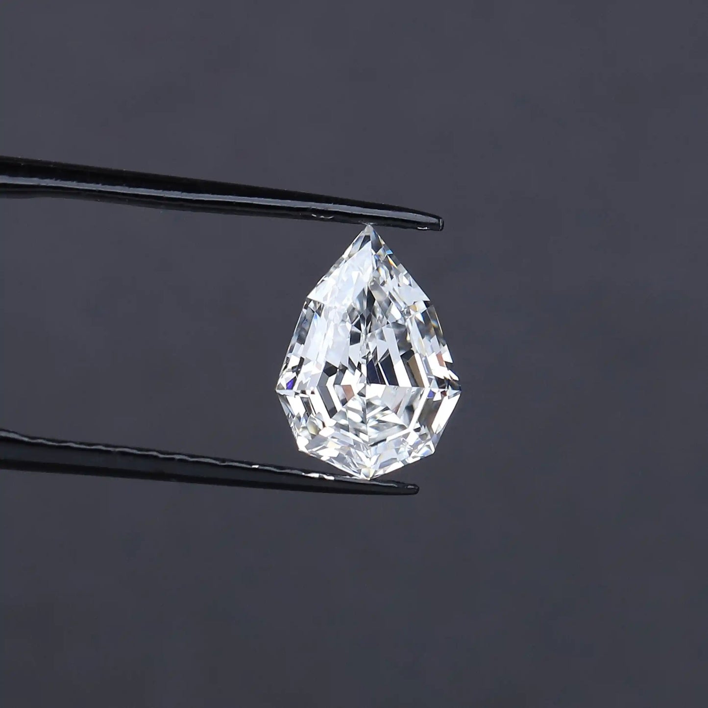 1.51 Carat Step  Cut Pear Lab Grown Diamond