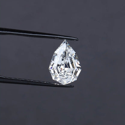 1.51 Carat Step  Cut Pear Lab Grown Diamond