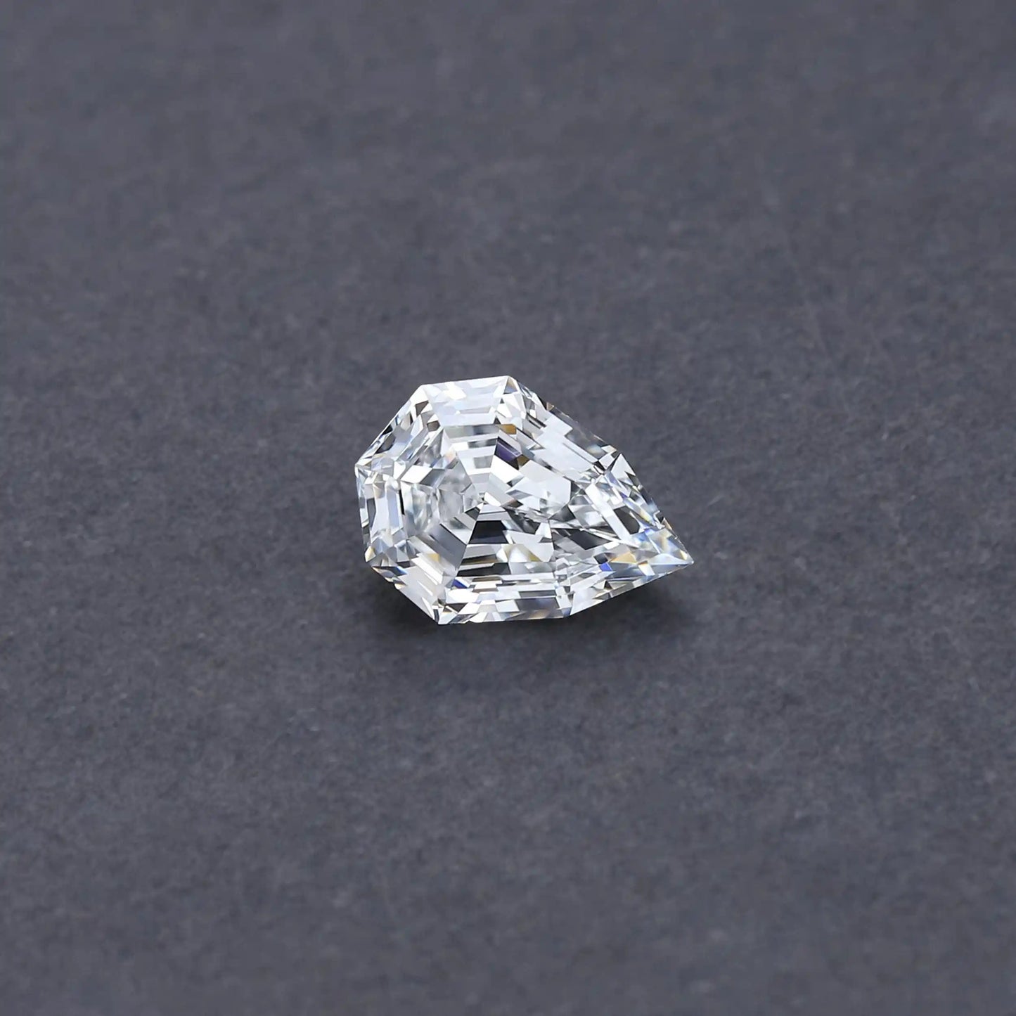1.51 Carat Step  Cut Pear Lab Grown Diamond