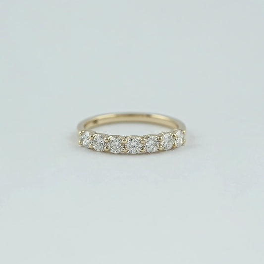 Seven Stone Round Diamond Ring