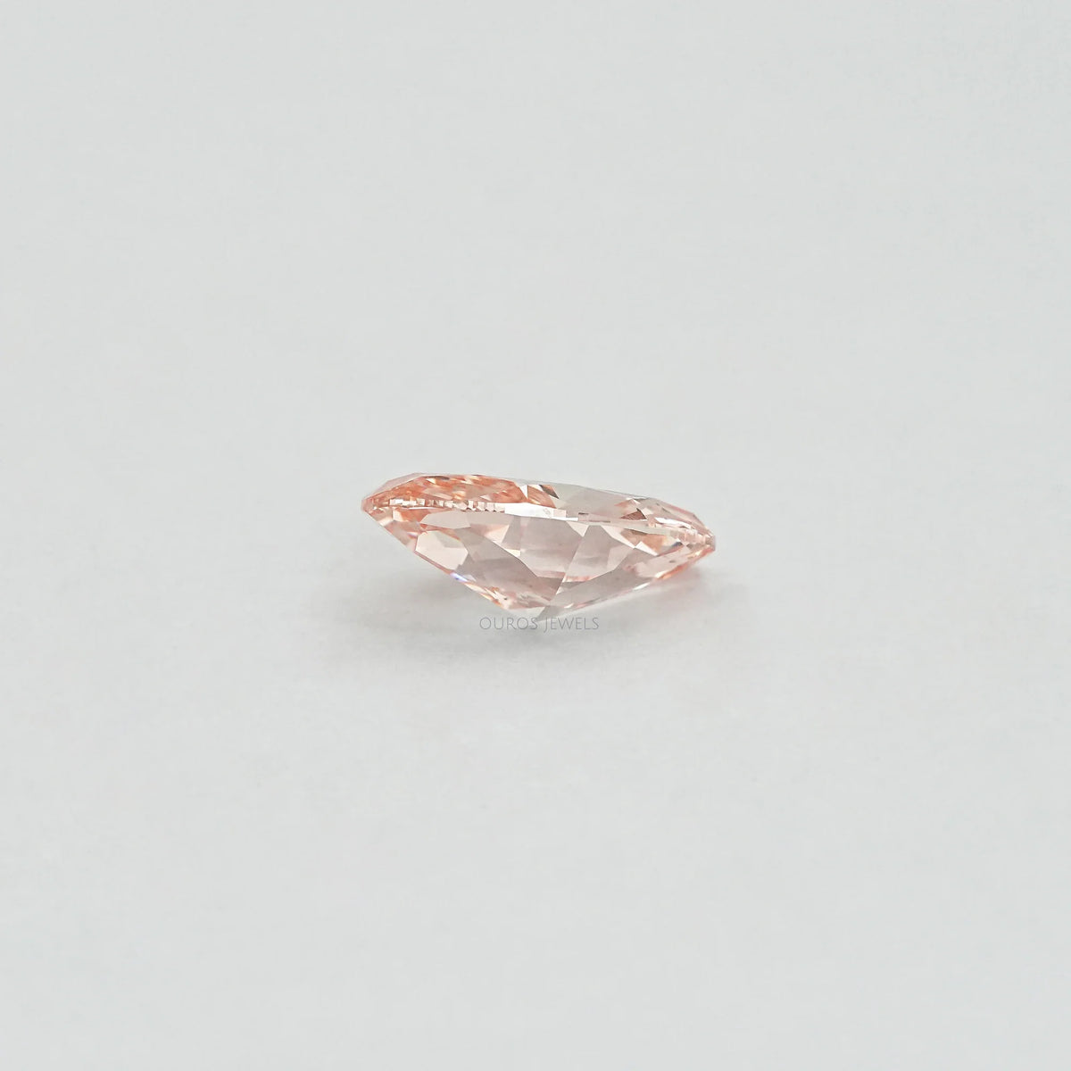 Pink Oval Cut