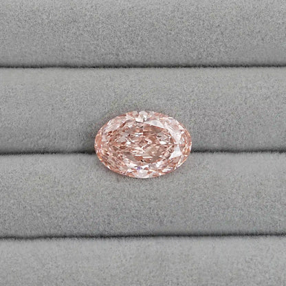 Pink Oval Cut