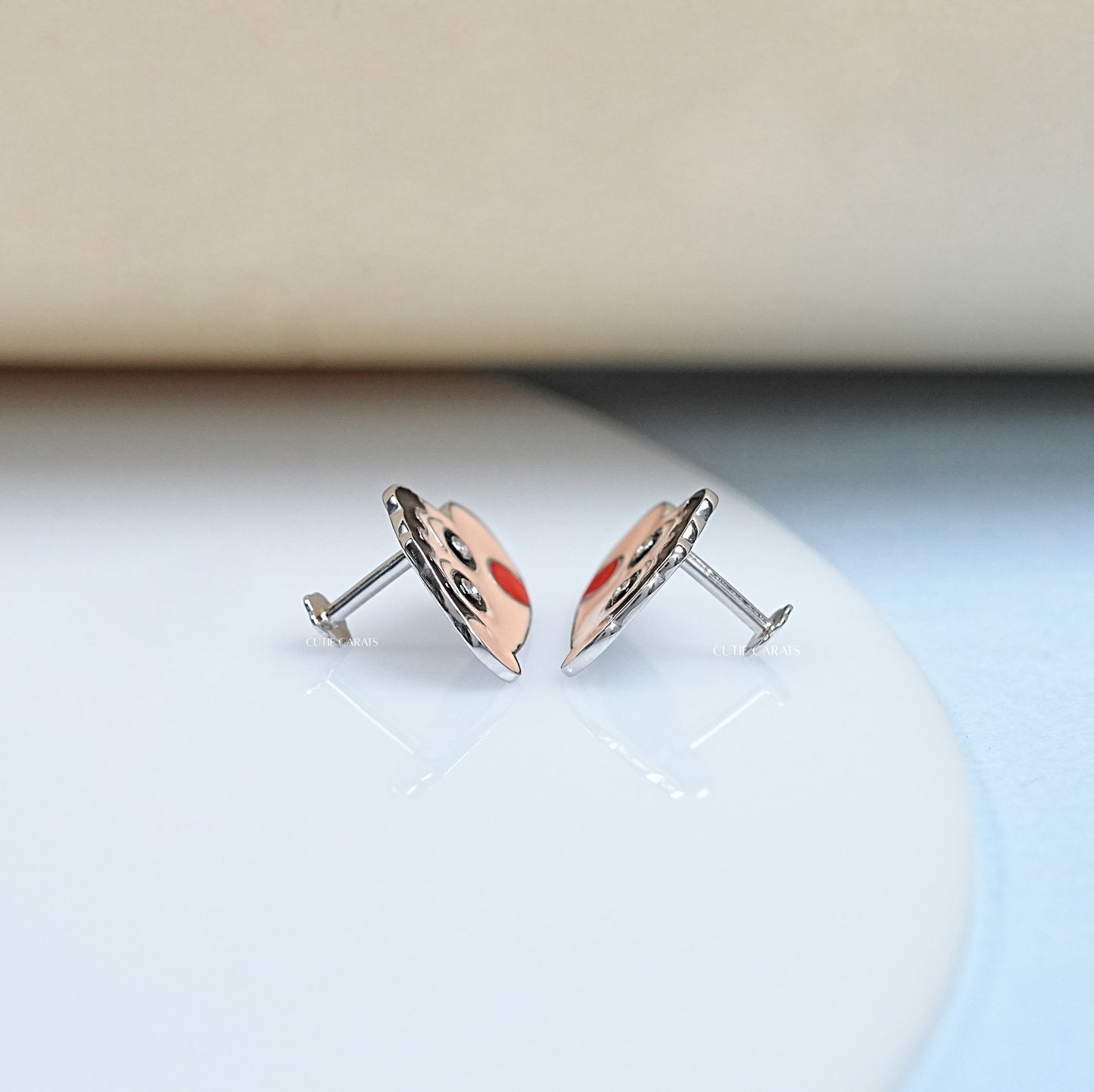 Sin-Chain Cartoon Enamel Earring