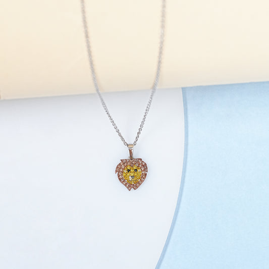 Lab Grown Diamond Lion Pendant