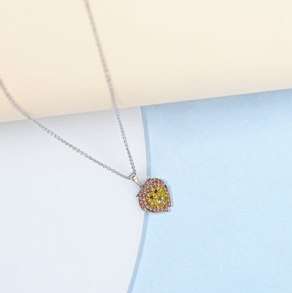 Lab Grown Diamond Lion Pendant