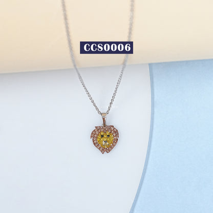 Lab Grown Diamond Lion Pendant