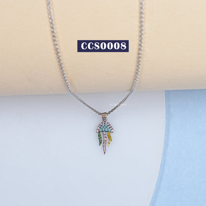 Lab Diamond Jelly Fish Pendant