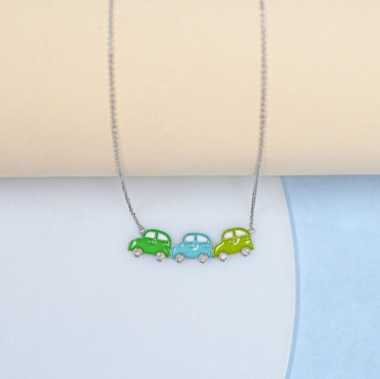 Enamel Toy Car Pendant