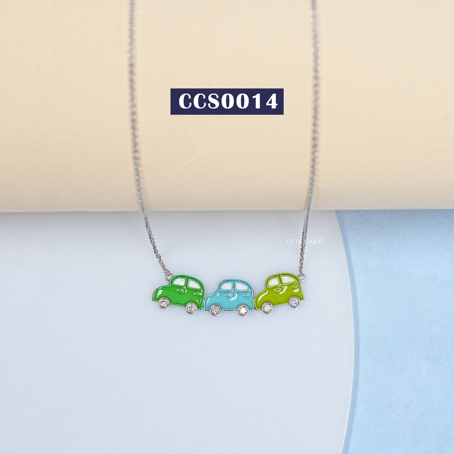 Enamel Toy Car Pendant