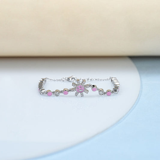 Enamel Sun Baby Bracelet