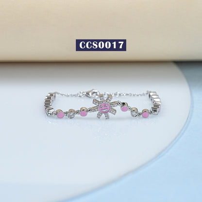 Enamel Sun Baby Bracelet