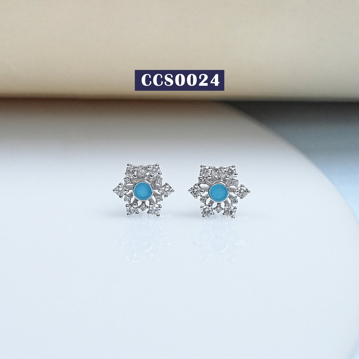 Winter Symbol Enamel Studs