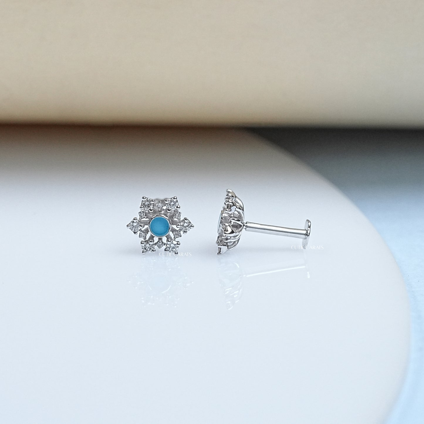 Winter Symbol Enamel Studs