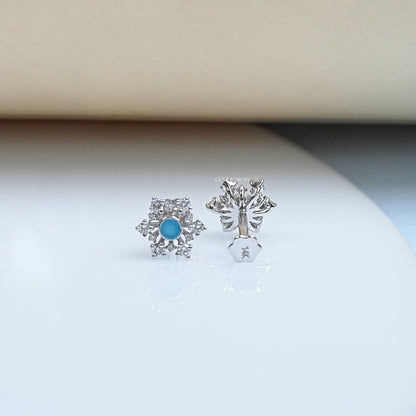 Winter Symbol Enamel Studs