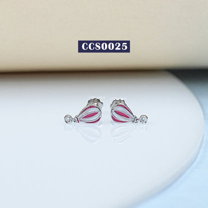 Ballon Enamel Dainty Stud