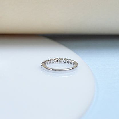 Pink Enamel Stackable Ring