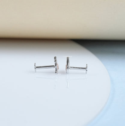 High Five Hand Enamel Stud Earrings