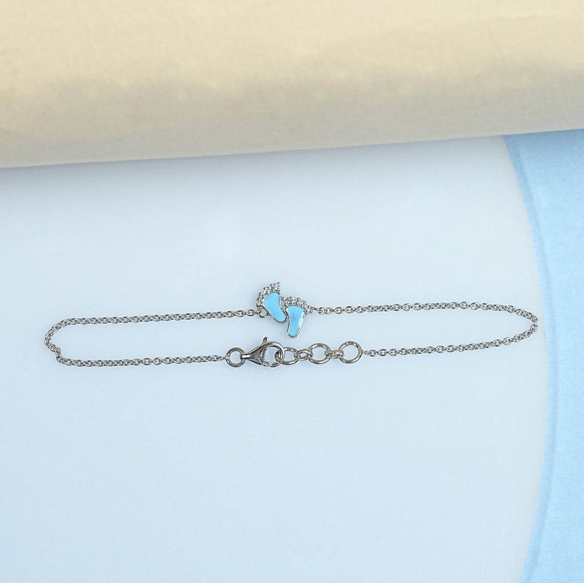 Baby Foot Enamel Anklet