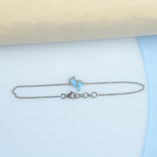 Baby Foot Enamel Anklet