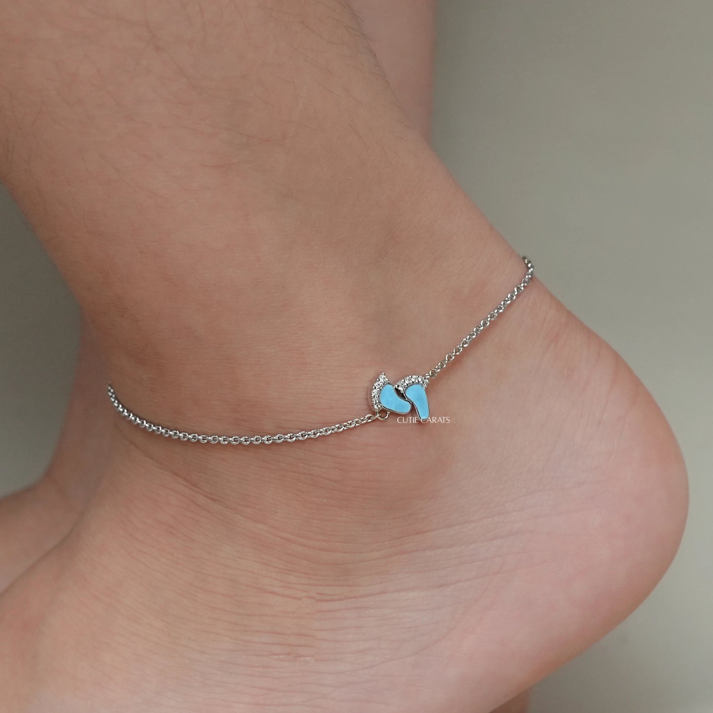 Baby Foot Enamel Anklet