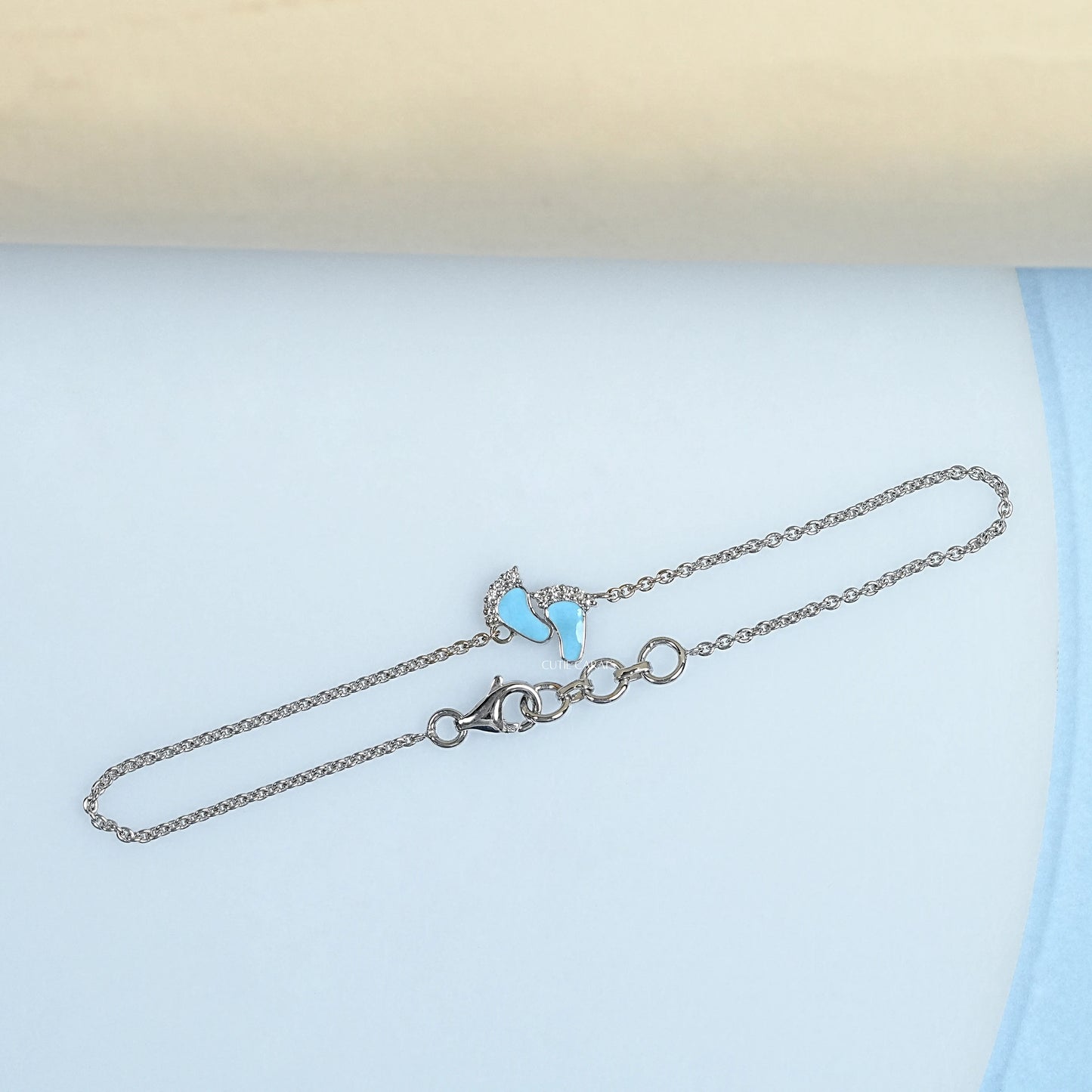 Baby Foot Enamel Anklet
