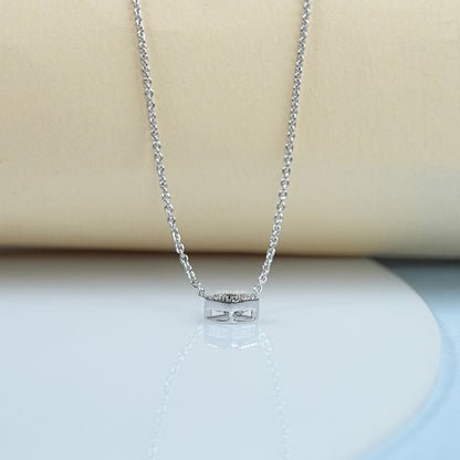 Diamond And Sapphire Evil Eye Pendant
