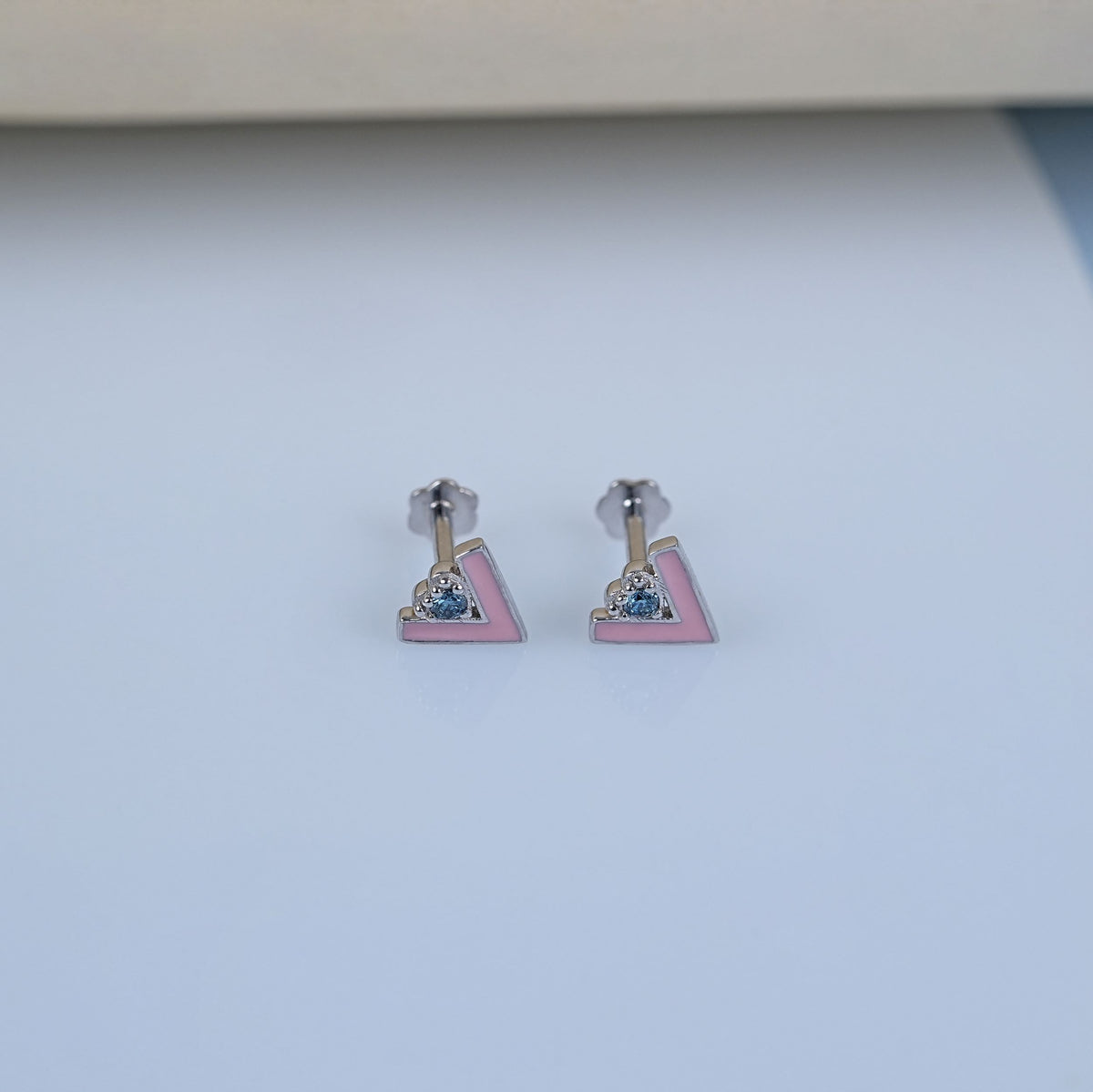 Round Cut Lab Grown Diamond Dainty Earrings