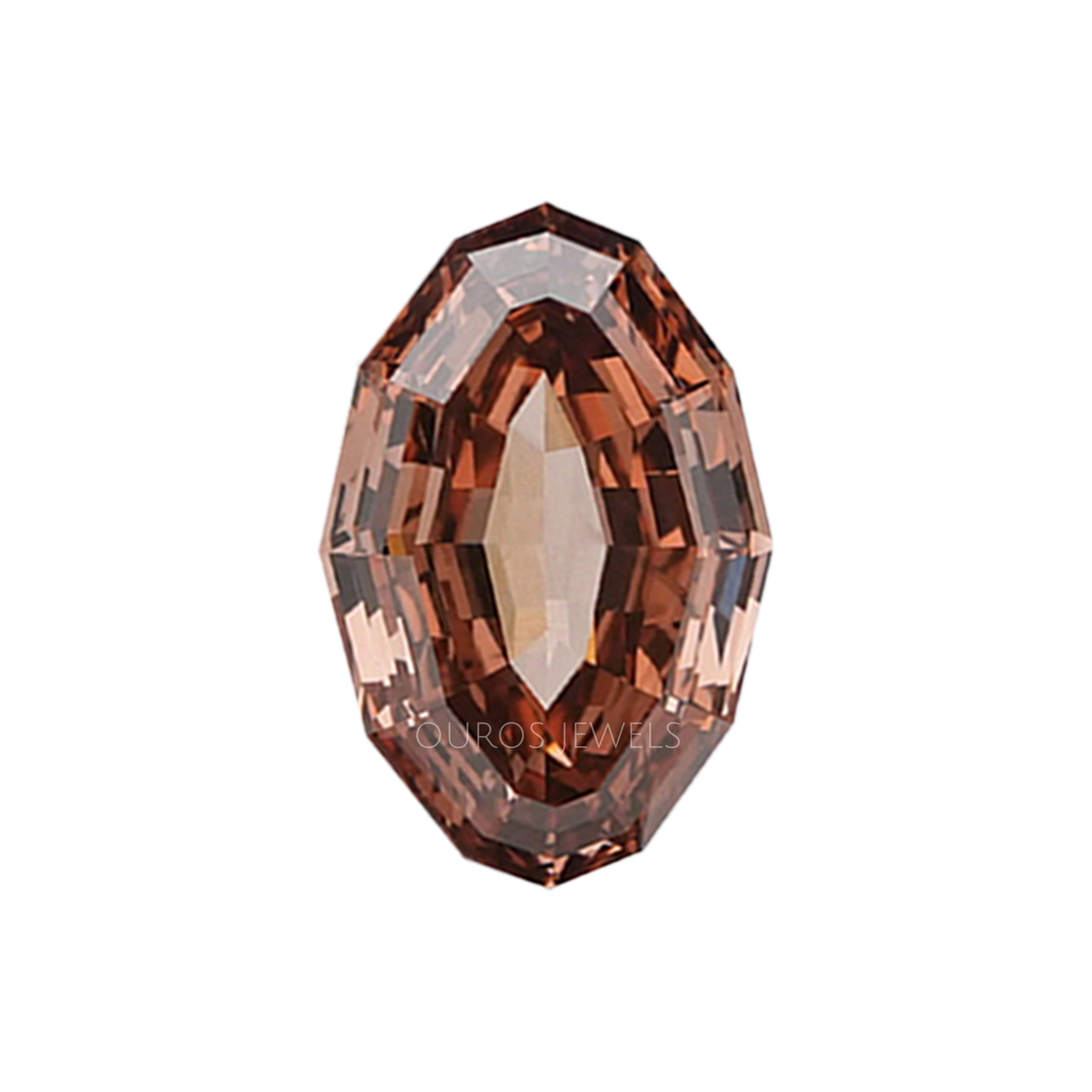 Champagne Step Cut Oval