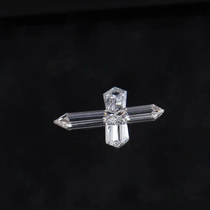 0.88 Carat Cross Cut Lab Grown  Diamond