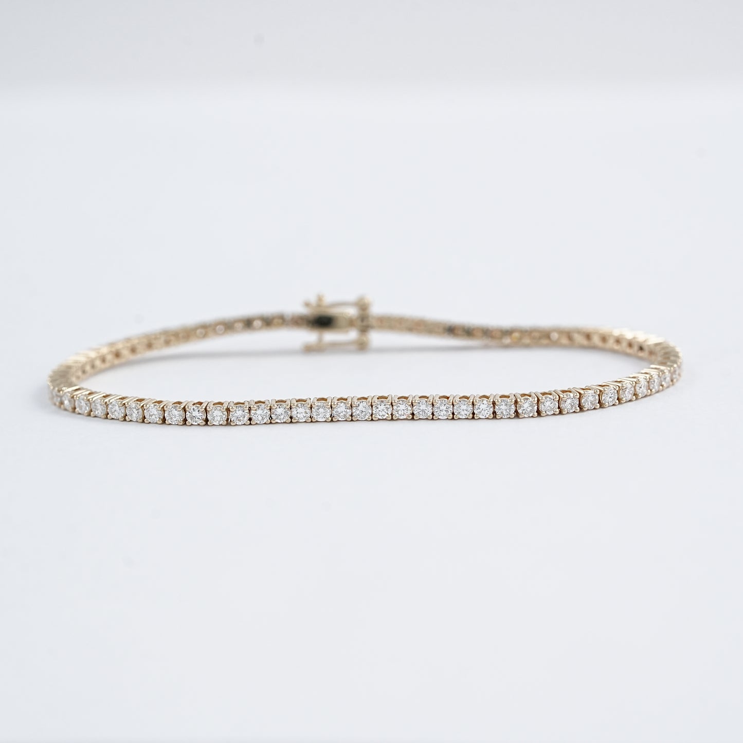 Round Cut Lab Diamond Tennis Bracelet