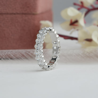Oval Cut Eternity Band