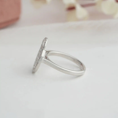 Cluster  Round  Diamond  Dainty  Ring